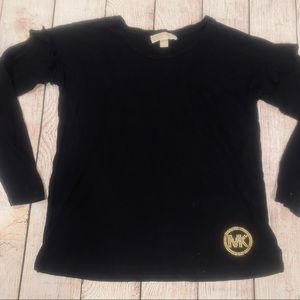 Michael Kors Ruffles Long Sleeve Top